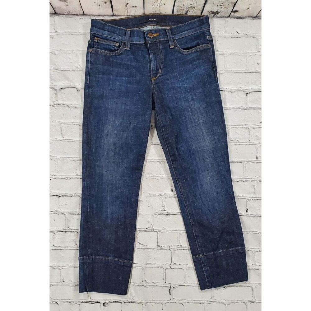 Joe's Jeans Randall Dark Wash Whiskered Capri Jeans WOMENS SIZE 26